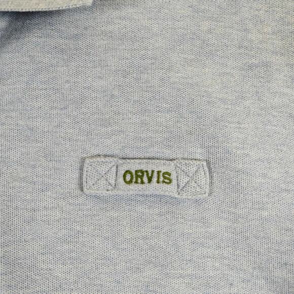 ORVIS - Men's Fishing Polo - Blue - Heavyweight Cotton - Outdoors- Size XL - Picture 4 of 8
